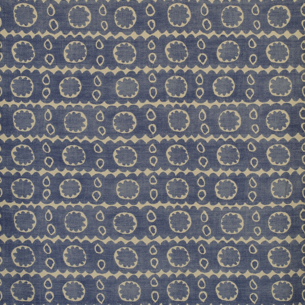 Osborne Blue by Lee Jofa Designer Fabric BLITHFIELD LINEN - 100% Thailand Horizontal: 26.25 and Vertical: 17.25 52.5 - Swanky Fabrics -