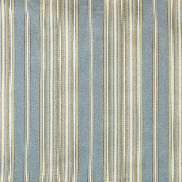 Windsor Stripe Aqua/Gold by Lee Jofa Designer Fabric BLITHFIELD COTTON - 42%;VISCOSE - 30%;LINEN - 24%;POLYESTER - 4% Italy HEAVY Horizontal: 13.78 and Vertical: 0 55.12 - Swanky Fabrics -