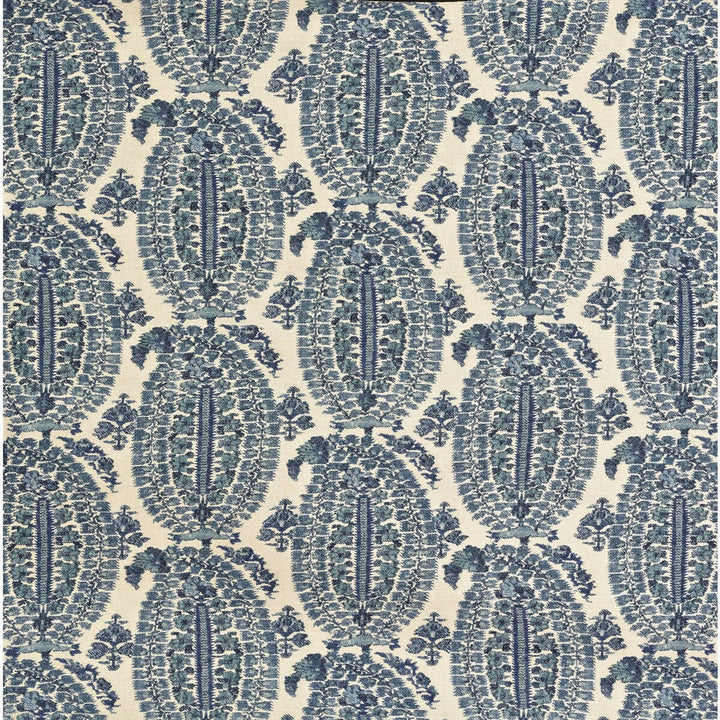 Anoushka Blue by Lee Jofa Designer Fabric BLITHFIELD LINEN - 51%;COTTON - 49% Italy MEDIUM Horizontal: 13.39 and Vertical: 20.08 53.54 - Swanky Fabrics -