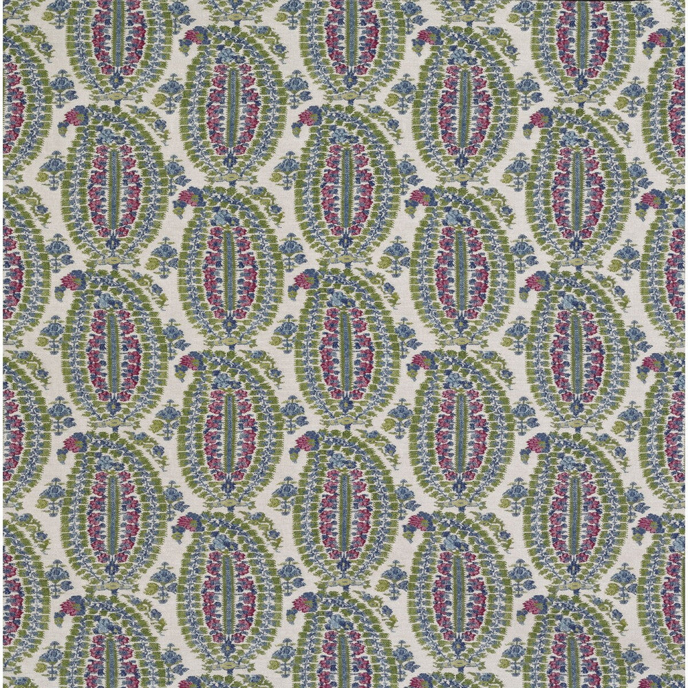 Anoushka Pink/Blue by Lee Jofa Designer Fabric BLITHFIELD LINEN - 51%;COTTON - 49% Italy MEDIUM Horizontal: 13.39 and Vertical: 20.08 53.54 - Swanky Fabrics -