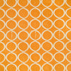 Lee Jofa Fabric Circles Tangerine