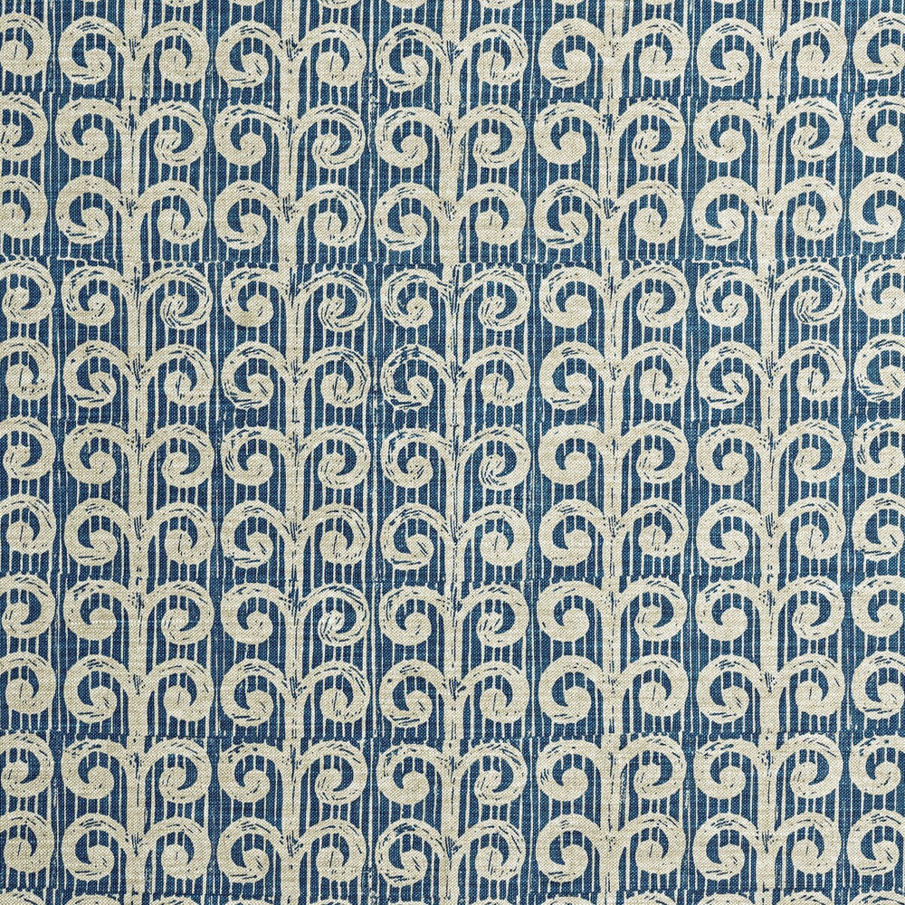 Fern Lagoon by Lee Jofa Designer Fabric BLITHFIELD LINEN - 100% United Kingdom MEDIUM Horizontal: 32.7 and Vertical: 25.6 52 - Swanky Fabrics -