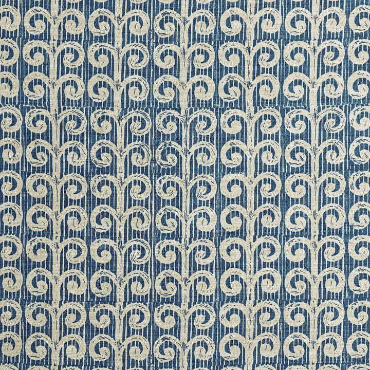 Fern Lagoon by Lee Jofa Designer Fabric BLITHFIELD LINEN - 100% United Kingdom MEDIUM Horizontal: 32.7 and Vertical: 25.6 52 - Swanky Fabrics -