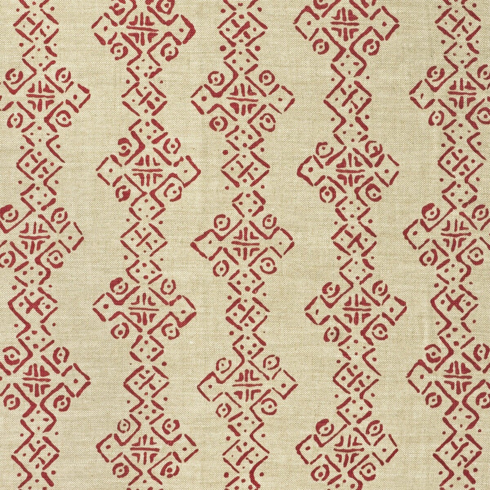 Mali Ruby by Lee Jofa Designer Fabric BLITHFIELD LINEN - 100% United Kingdom MEDIUM Horizontal: 26 and Vertical: 36 52.8 - Swanky Fabrics -