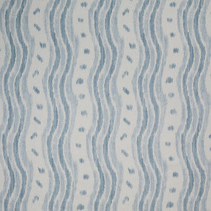 Lee Jofa Fabric Ikat Stripe Pale Blue