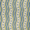 Lee Jofa Fabric Ikat Stripe Blue/Lime