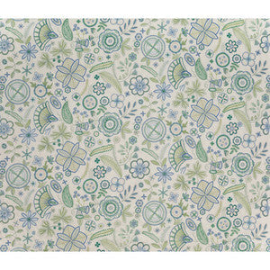Lee Jofa Fabric Eden Blue Green BFC-3710.523.0