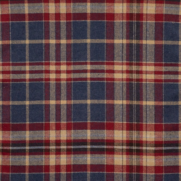 Brummell # 407 Admiral by Maxwell Designer Fabric Menswear Ii-Plaids & Checks 40% WOOL
35% POLYESTER
15% NYLON
10% ACRYLIC INDIA V-13.5" H-13.5" 54" - Swanky Fabrics -