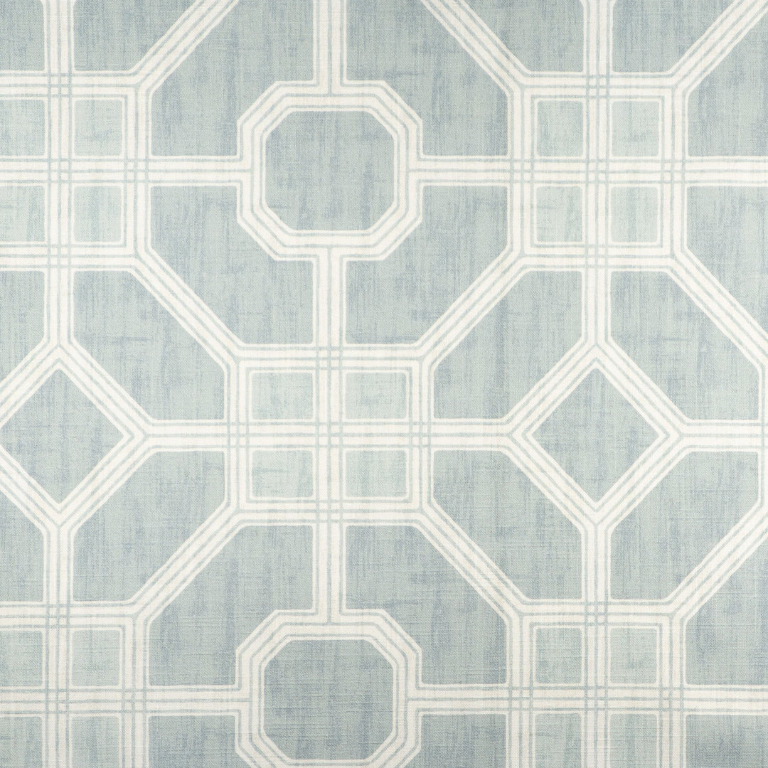 Bradley # 616 Aqua by Maxwell Designer Fabric Color Theory-Vol. X Juniper 100% COTTON SPAIN V-13.5" H-13.5" 54" - Swanky Fabrics -
