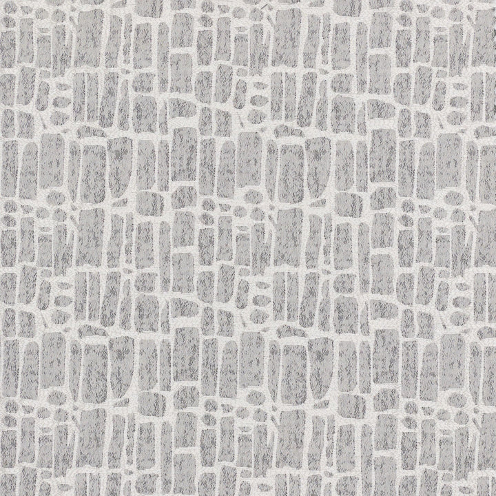Biloxi 2 Nickel by Stout Designer Fabric COLOR MY WINDOW PUMICE/STONE 100%POL INDIA Horizontal: 3.250 and Vertical: 3.000 55 in - Swanky Fabrics -