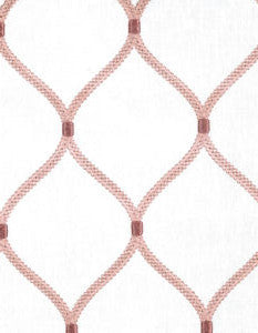 Bimini White Blush by Norbar Designer Fabric GALLERY 55% COTTON 20% RAYON 20% POLYESTER INDIA 6 1/4"V 4 1/4"H 54 - Swanky Fabrics -
