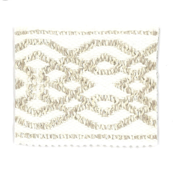 Birkhoff 1 Natural by Stout Trim Stout Trim Birkhoff 1 NaturalTrim TREND ALERT TRIM 41%COT 34%LIN 22%SVI 3%POL CHINA </p><p>Repeat: H: 2.750, V: 0.000 2.38 in - Fabric Carolina -