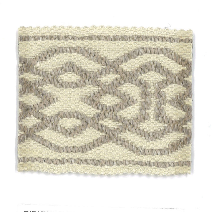 Birkhoff 2 Stone by Stout Designer Trim TREND ALERT 41%COT 34%LIN 22%SVI 3%POL CHINA </p><p>Repeat: 0 2.38 in - Swanky Fabrics -