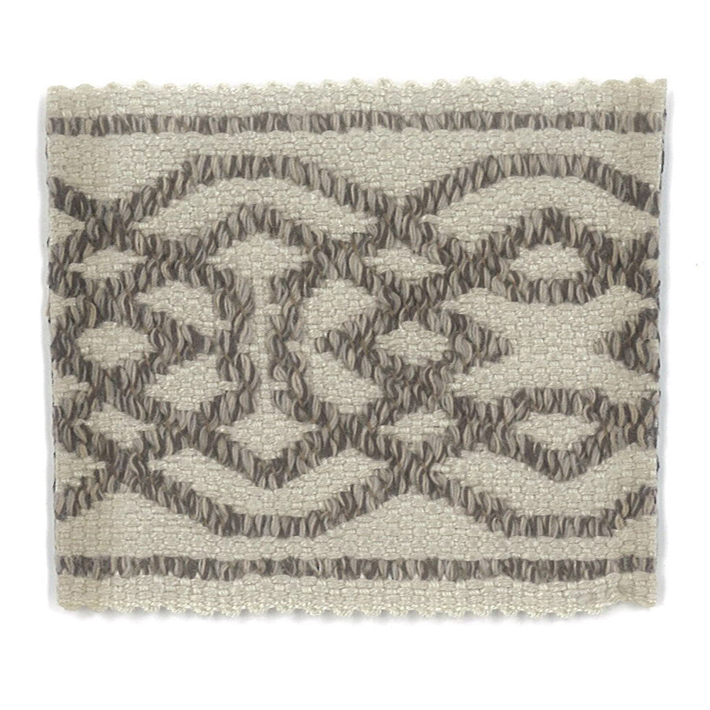 Birkhoff 3 Flint by Stout Designer Trim TREND ALERT TRIM 41%COT 34%LIN 22%SVI 3%POL CHINA Horizontal: 2.75 and Vertical: 0 2.38 in - Swanky Fabrics -