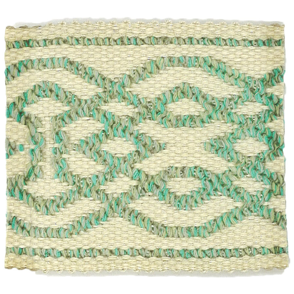 Birkhoff 5 Seaglass by Stout Designer Trim TREND ALERT 41%COT 34%LIN 22%SVI 3%POL CHINA </p><p>Repeat: 0 2.38 in - Swanky Fabrics -