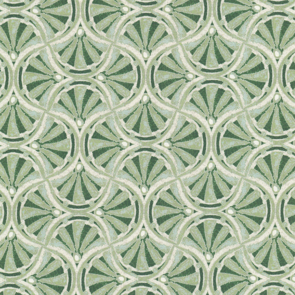 Bishop 1 Seamist by Stout Designer Fabric RAINBOW LIBRARY SAGE/CYPRESS 90%COT 10%LIN USA Horizontal: 2.750 and Vertical: 2.750 54 in - Swanky Fabrics -