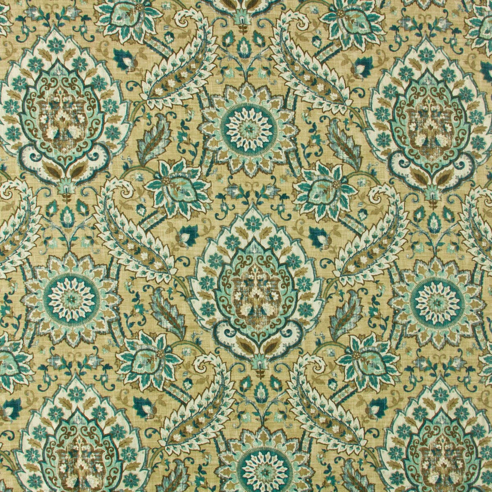 Bissetti 2 Caribbean by Stout Designer Fabric RAINBOW LIBRARY CARIBBEAN/PEACOCK 55%LIN 45%SVI CHINA FLAME RETARDANT-CA BULLETIN 117-SECTION E FLAME RETARDANT-U.F.A.C. CLASS 1 WYZENBEEK 12 000 DOUBLE RUB WEAR TEST (MEDIUM DUTY) </p><p>Repeat: 25.5 54 in - Swanky Fabrics -