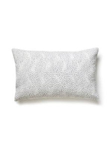 Scalamandre Pillow Flurry   14 X 22 - Snow BILFLURPILL0002