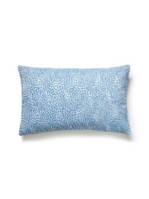 Flurry Pillow 14 X 22 - Ciel BILFLURPILL0004 by Scalamandre Designer Pillows 25% COTTON, 34% VISCOSE, 36% POLYESTER, 5% LUXCELLE Horizontal: and Vertical: 0 - Swanky Fabrics -