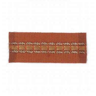 Blarney 10 Ginger by Stout Designer Trim INSPIRATIONS TRIM 52%SVI 31%ACT 17%POL ITALY Horizontal: 0 and Vertical: 0 1.15 in - Swanky Fabrics -
