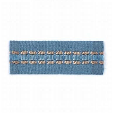 Blarney 2 Ocean by Stout Designer Trim INSPIRATIONS TRIM 52%SVI 31%ACT 17%POL ITALY Horizontal: 0 and Vertical: 0 1.15 in - Swanky Fabrics -