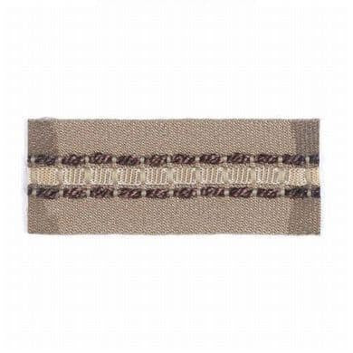 Blarney 9 Driftwood by Stout Designer Trim INSPIRATIONS TRIM 52%SVI 31%ACT 17%POL ITALY </p><p>Repeat: 0 1.15 in - Swanky Fabrics -