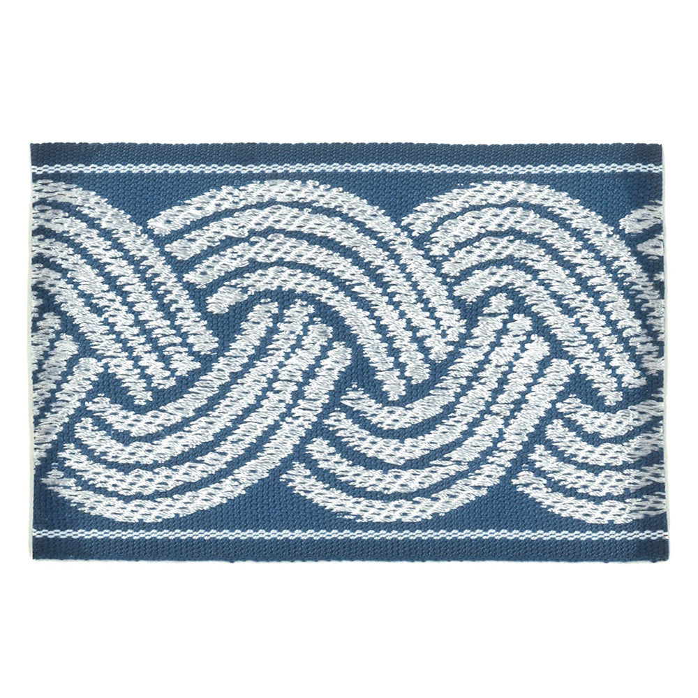 Blenheim 5 Frenchblue by Stout Designer Trim INSIGHTS TRIM 56%POL 44%SVI CHINA Horizontal: 2.875 and Vertical: 0 2.63 in - Swanky Fabrics -