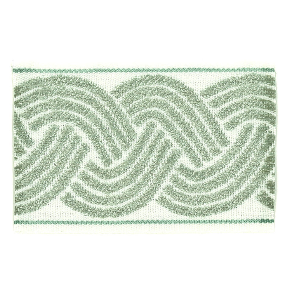 Blenheim 6 Aloe by Stout Designer Trim Insights Trim 56% Polyester 44% Spun Viscose CHINA Horizontal: 2.875 and Vertical: 0 2.63 in - Swanky Fabrics -