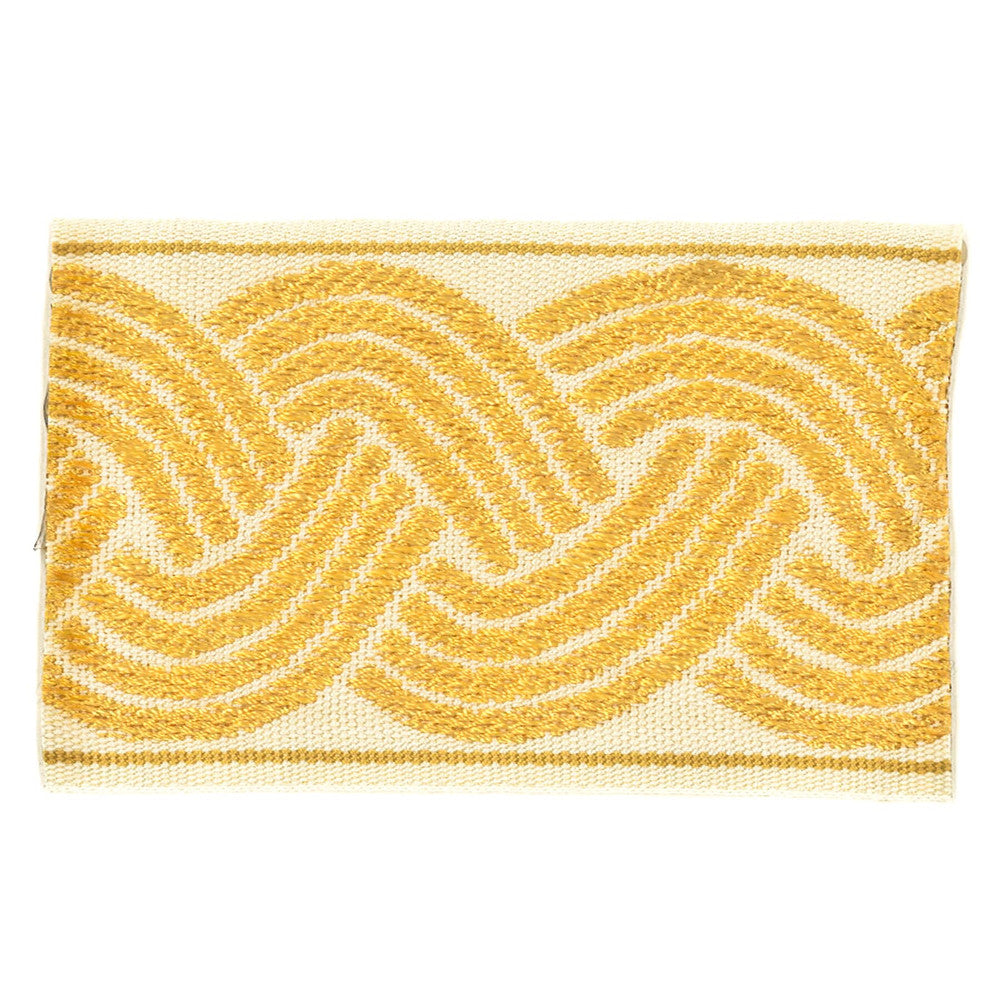 Blenheim 7 Straw by Stout Designer Trim INSIGHTS TRIM 56%POL 44%SVI CHINA Horizontal: 2.875 and Vertical: 0 2.63 in - Swanky Fabrics -