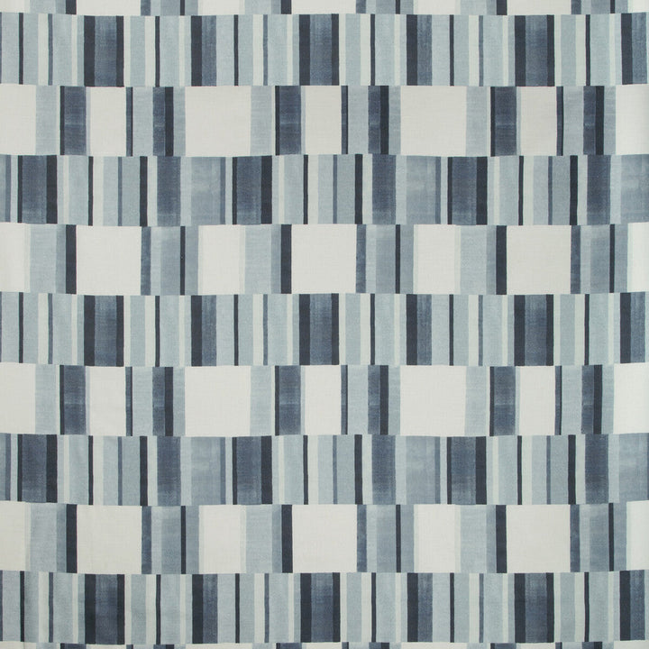 Blockstack Chambray by Kravet Basics Designer Fabric NATE BERKUS WELL-TRAVELED COTTON - 90%;LINEN - 10% Pakistan MEDIUM Horizontal: 18 and Vertical: 23.625 54 - Swanky Fabrics -