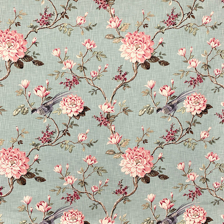 Blooming Jay by Magnolia Designer Fabric - 100% Cotton Pakistan 50000 Horizontal: 27 and Vertical: 25.13 54.5 - Swanky Fabrics -