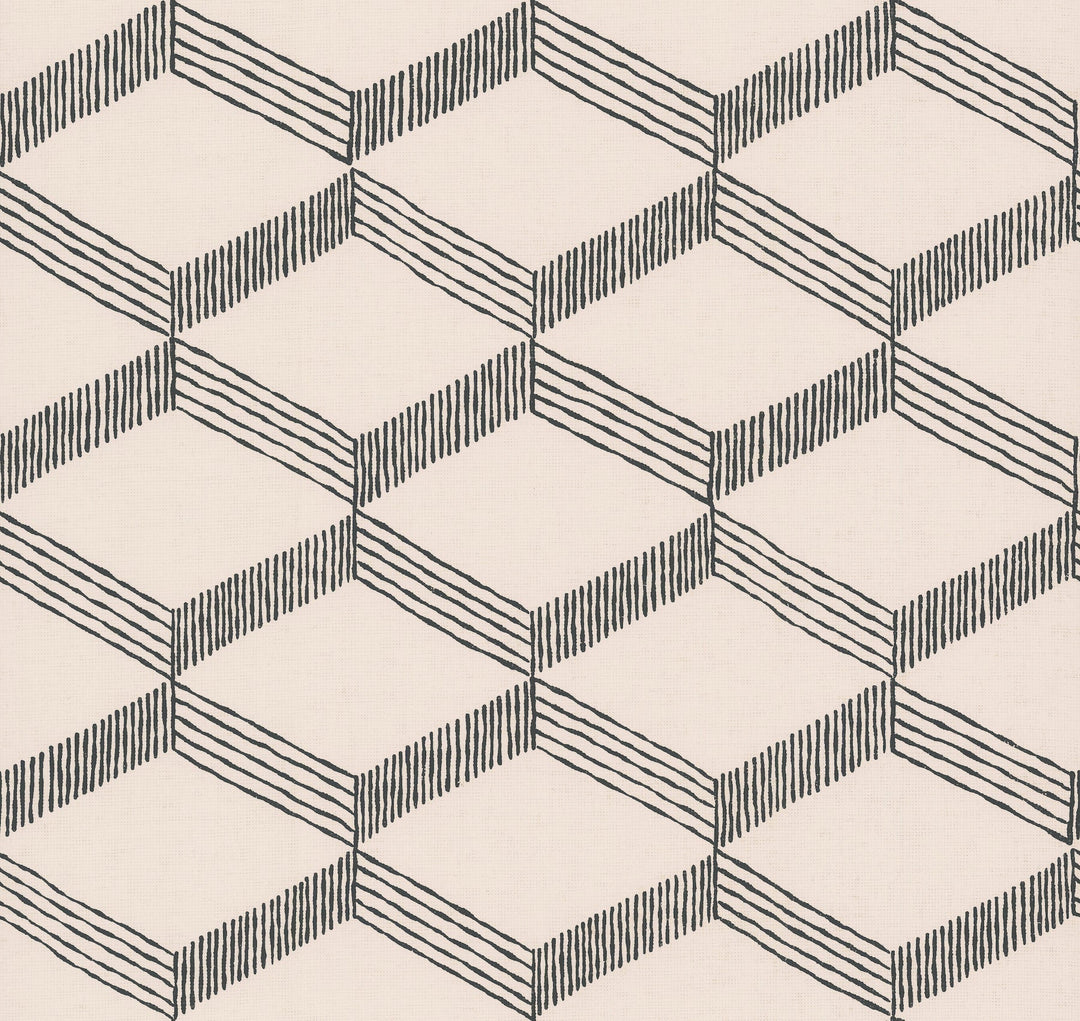 Palisades Paperweave Beige Wallpaper by Antonina Vella Designer