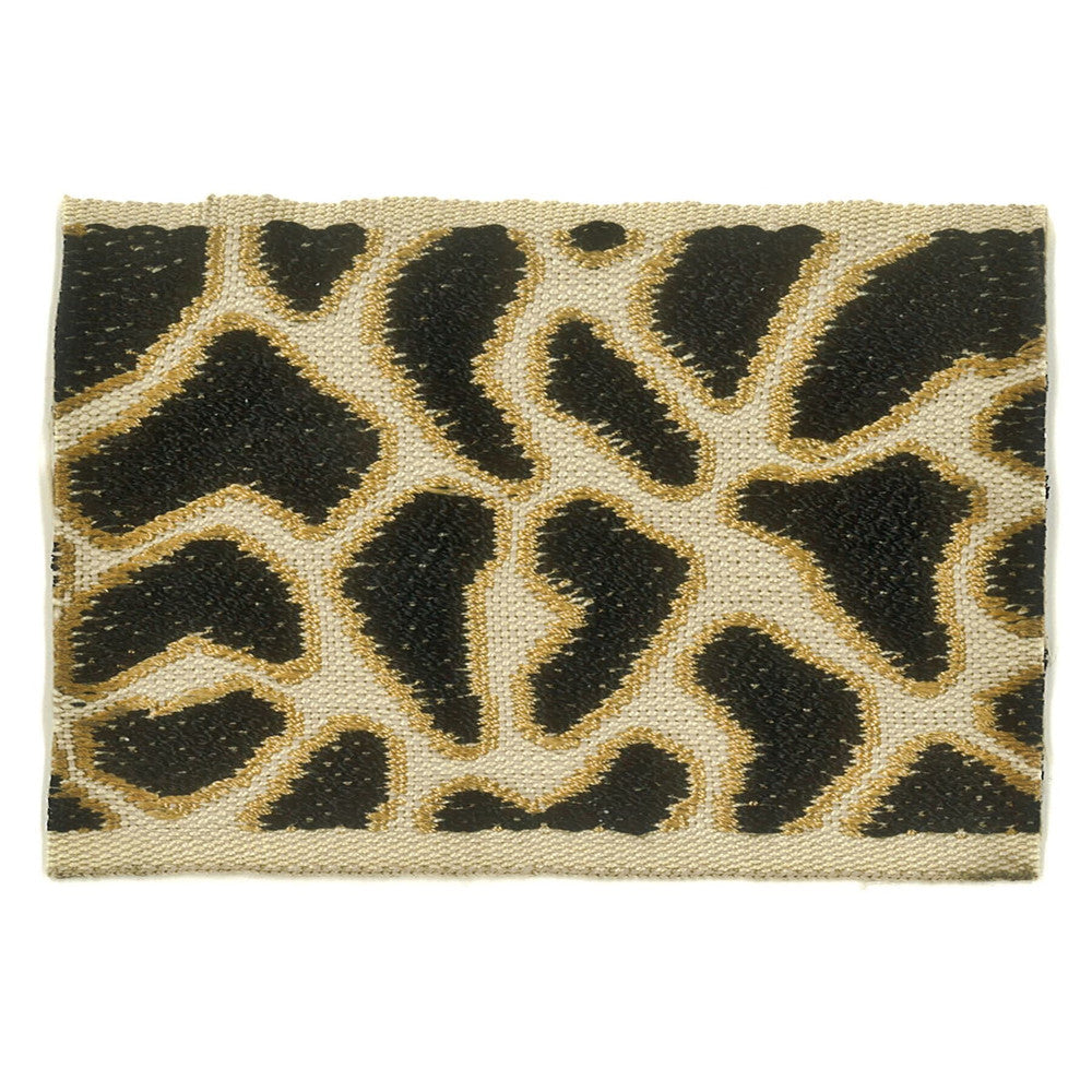 Bobcat 3 Onyx by Stout Designer Trim INSIGHTS TRIM 62%SVI 38%POL CHINA </p><p>Repeat: 0 2.75 in - Swanky Fabrics -