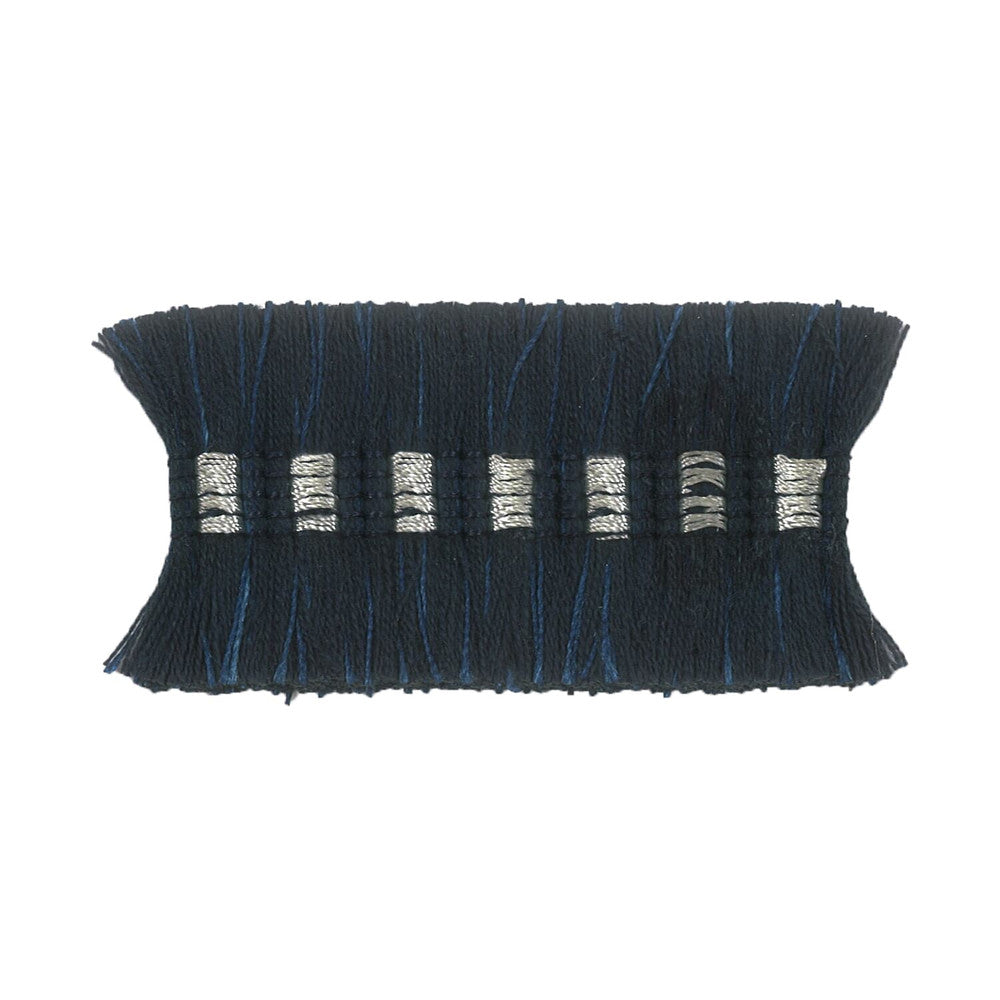 Boho 3 Denim by Stout Designer Trim METROPOLITAN TRIM 62%ACR 33%POL 5%SVI CHINA Horizontal: 0.5 and Vertical: 0 1.75 in - Swanky Fabrics -