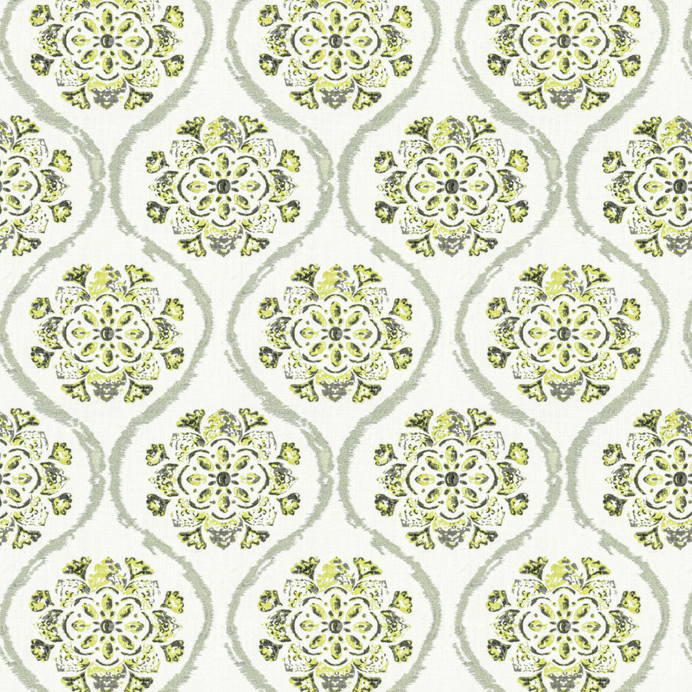 Bokadam 2 Ash by Aoc Designer Fabric RAINBOW LIBRARY FOG/COAL 100%COT %VEMB INDIA Horizontal: 8.875 and Vertical: 11.375 54 in - Swanky Fabrics -