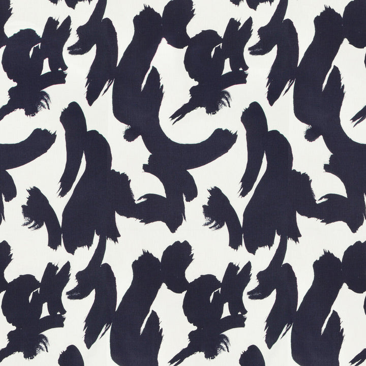 Boldstroke Navy by Kravet Design Designer Fabric KATE SPADE AMUSEMENTS LINEN - 100% China MEDIUM Horizontal: 27 and Vertical: 36 54 - Swanky Fabrics -