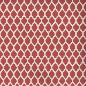 Bowman Geranium by Norbar Designer Fabric 36% RAYON 33% POLYESTER CHINA 1 1/2"V 1 1/4"H 56 - Swanky Fabrics -