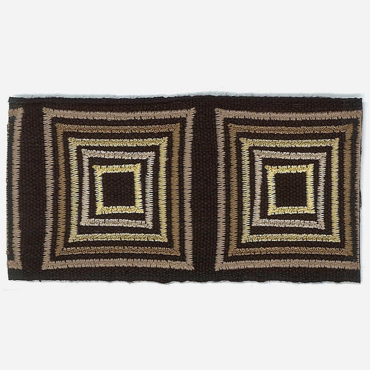 Boxcar 1 Onyx by Stout Designer Trim Accents Tapes & Borders 100% Spun Viscose CHINA Horizontal: 2 and Vertical: 0 2 in - Swanky Fabrics -