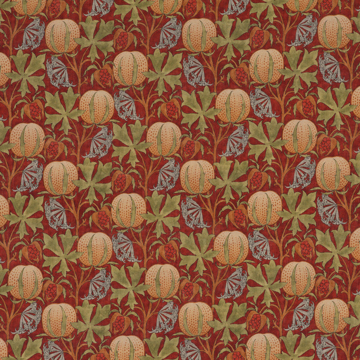 Pumpkins Red/Green by G P & J Baker Fabric G P & J Baker Fabric Pumpkins Red/GreenFabric ORIGINALS V VISCOSE - 85%;LINEN - 15% United Kingdom </p><p>Repeat: H: 14.184, V: 13.396 53.978 - Fabric Carolina -