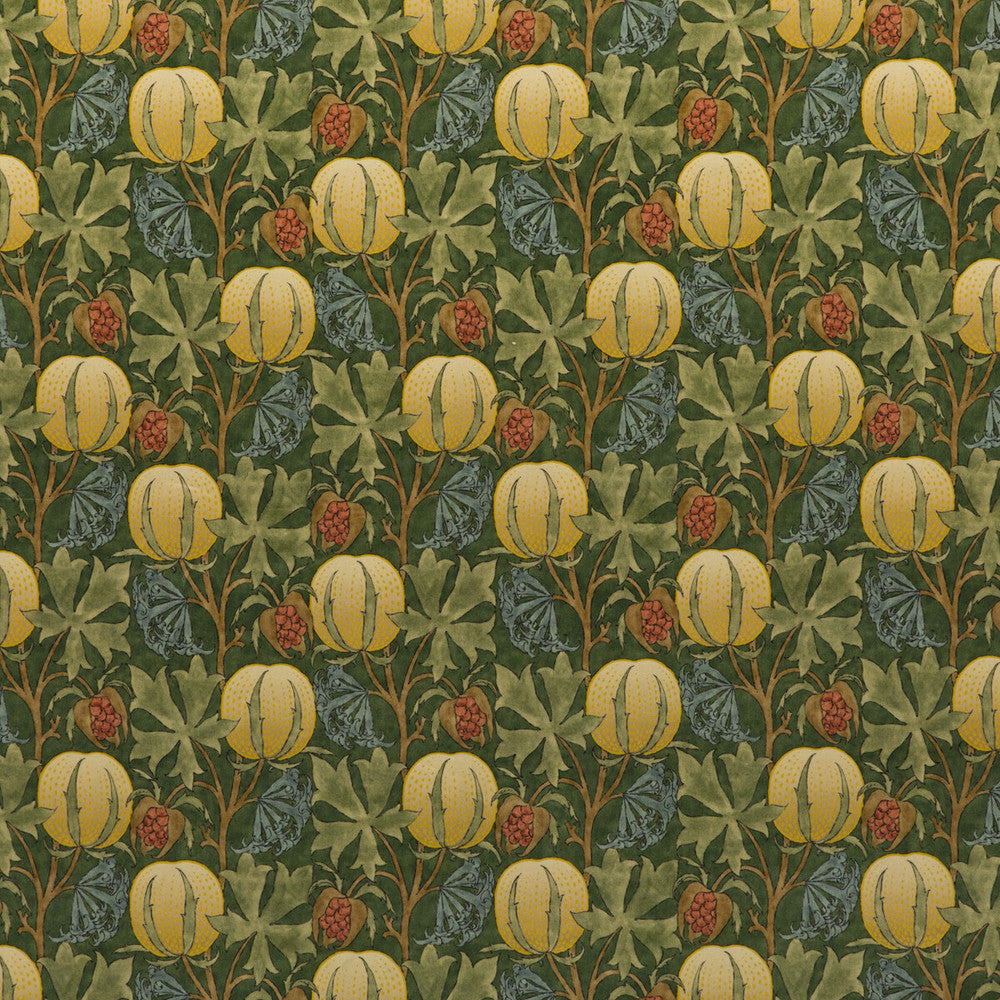Pumpkins Velvet Green/Terracotta by G P & J Baker Fabric G P & J Baker Fabric Pumpkins Velvet Green/TerracottaFabric ORIGINALS V COTTON - 100% United Kingdom </p><p>Repeat: H: 14.184, V: 13.396 53.978 - Fabric Carolina -