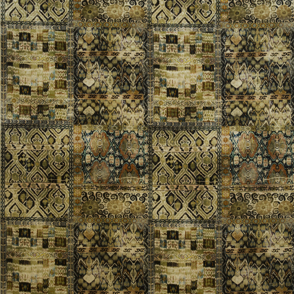 Rio Olive/Ebony by G P & J Baker Designer Fabric RIO VELVETS VISCOSE - 55%;COTTON - 45% Italy HEAVY Horizontal: 26.792 and Vertical: 36.248 53.584 - Swanky Fabrics -