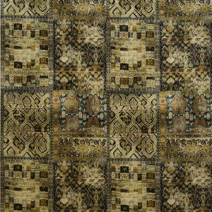 G P & J Baker Fabric Rio Olive/Ebony
