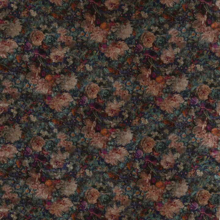 Royal Garden Velvet Jewel by G P & J Baker Designer Fabric HISTORIC ROYAL PALACES VISCOSE - 55%;COTTON - 45% Italy HEAVY Horizontal: 27.186 and Vertical: 25.216 53.978 - Swanky Fabrics -