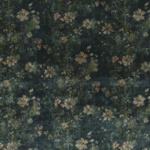 G P & J Baker Fabric Queen'S Garden Velvet Jade