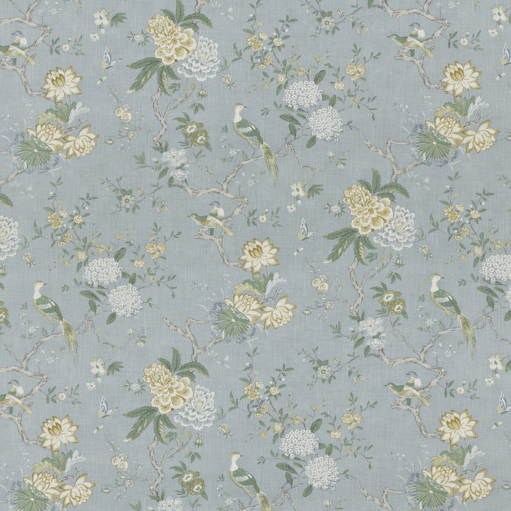 Oriental Bird Signature Soft Blue by G P & J Baker Fabric G P & J Baker Fabric Oriental Bird Signature Soft BlueFabric SIGNATURE PRINTS VISCOSE - 85%;LINEN - 15% United Kingdom </p><p>Repeat: H: 18.124, V: 31.126 53.978 - Fabric Carolina -
