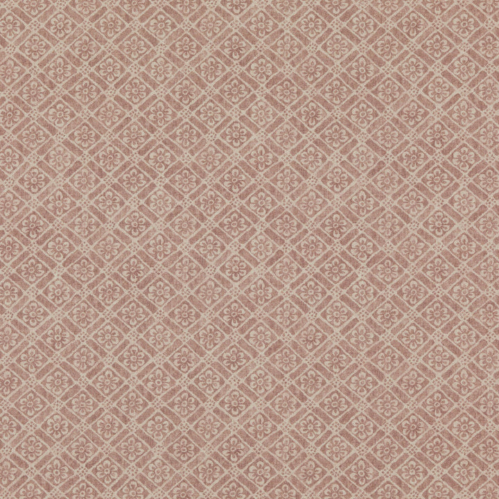 Moreton Trellis Spice by G P & J Baker Designer Fabric SIGNATURE PRINTS LINEN - 100% Thailand Horizontal: 7.486 and Vertical: 9.85 52.796 - Swanky Fabrics -