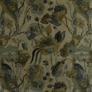 G P & J Baker Fabric California Velvet Denim/Mole