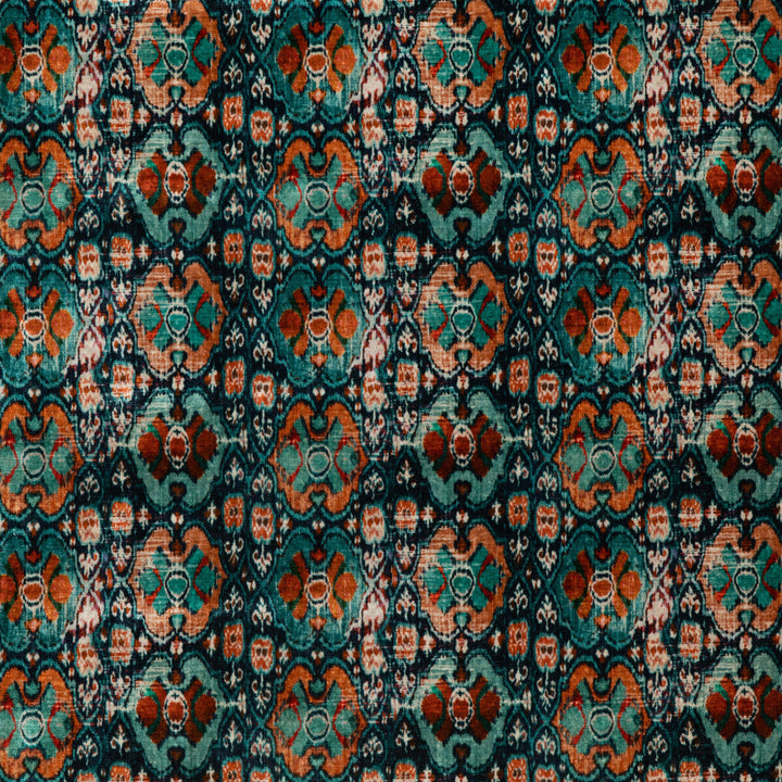Petropolis Teal by G P & J Baker Designer Fabric SIGNATURE VELVETS VISCOSE - 55%;COTTON - 45% Italy Horizontal: 11.032 and Vertical: 10.244 55.16 - Swanky Fabrics -