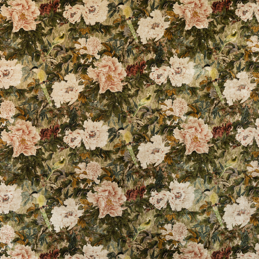 Oriental Garden Mole by G P & J Baker Fabric G P & J Baker Fabric Oriental Garden MoleFabric SIGNATURE VELVETS VISCOSE - 55%;COTTON - 45% Italy </p><p>Repeat: H: 27.58, V: 20.094 55.16 - Fabric Carolina -