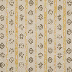 G P & J Baker Fabric Alma Ochre/Mole